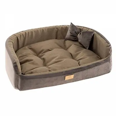 Ferplast Harris 65 Köpek Yatağı Kahverengi 64x48x17cm