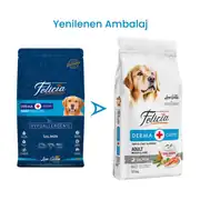 Felicia Az Tahıllı Yetişkin Somonlu Medium Large Breed HypoAllergenic Köpek Maması 15 Kg 1