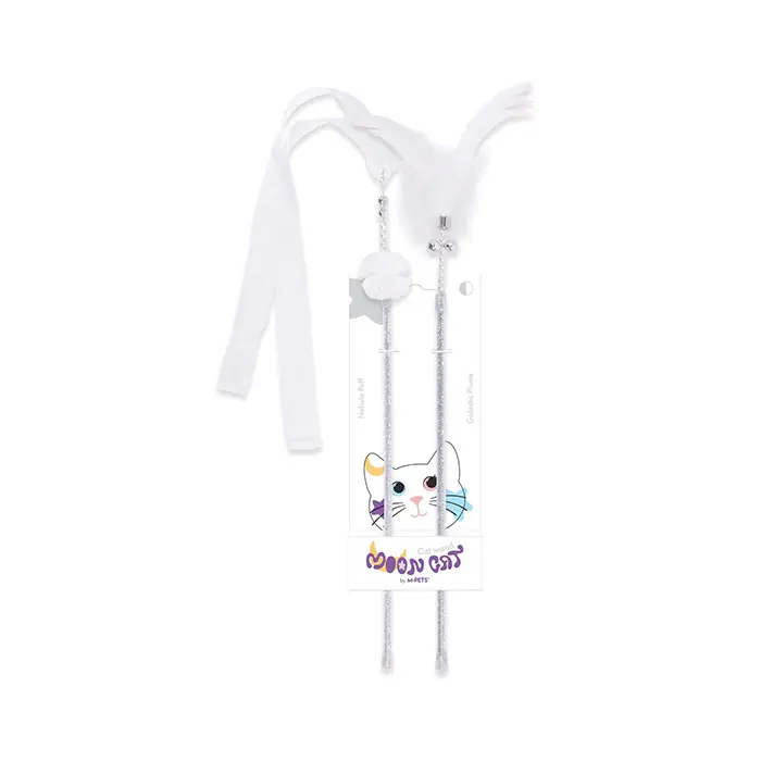 M-Pets Mooncat Kedi Oltası 2li Set Beyaz