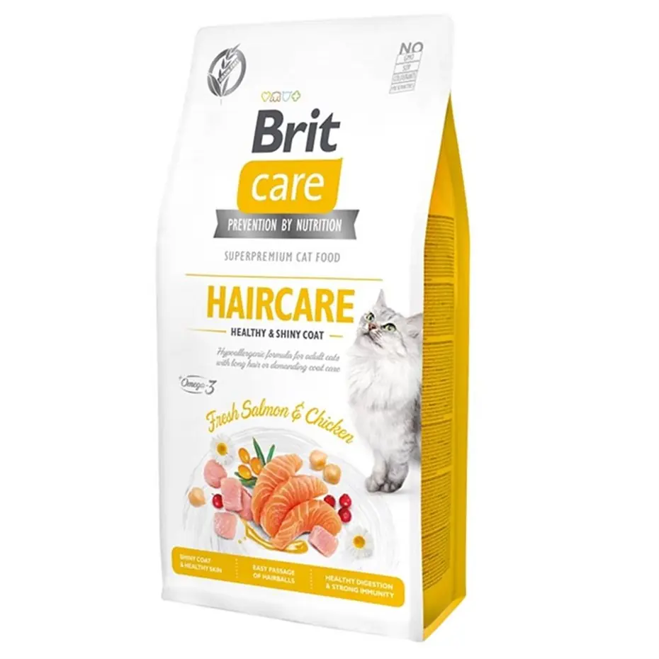 Brit Care Deri ve Tüy Bakım Destekleyici Tahılsız Kedi Maması 7 Kg