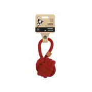 M-PETS COTO Red Loop Ball Örgü Çekmeli Köpek Oyuncağı 11Cm 1