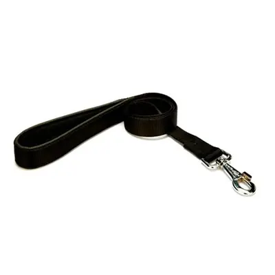 Doggie Comford Soft Dokulu Köpek Gezdirme Kayışı 2,5*90cm Siyah