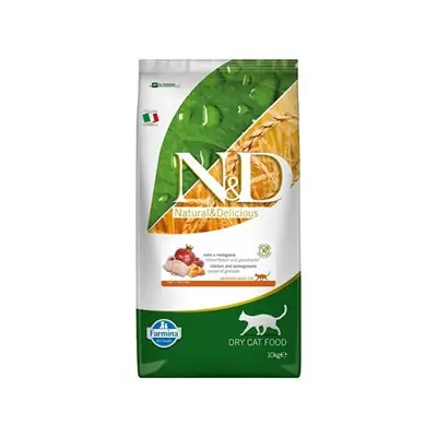 ND Pumpkin Bıldırcın Etli Balkabaklı ve Narlı Tahılsız Kısırlaştırılmış Kedi Maması 10 Kg