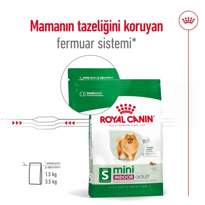 Royal Canin Mini Indoor Adult Yetişkin Köpek Maması 1,5 Kg