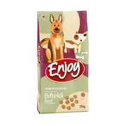 Enjoy Biftekli Yetişkin Köpek Maması 15kg 1