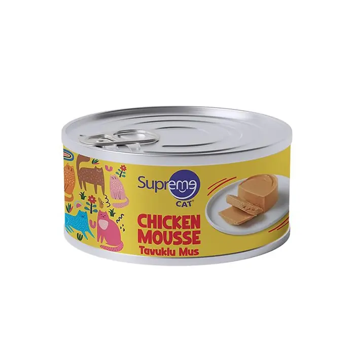 Supreme Mus Tavuklu Kedi Yaş Maması 85gr