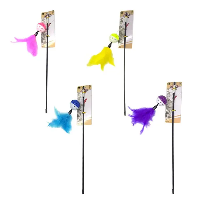 Catlife Tüylü Zilli Top Kedi Oltası