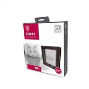 M-Pets Doras Kedi Kapısı 4 Yollu Kahverengi 1