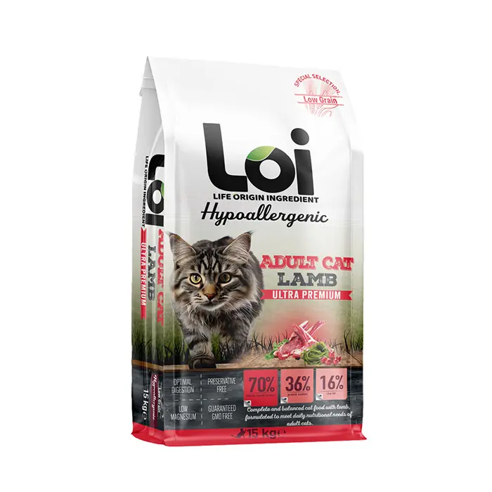 Loi Kuzu Etli Yetişkin Kedi Maması 15Kg
