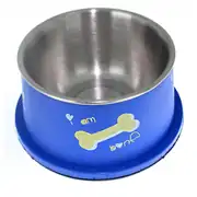 Zampa Mavi Desenli Cocker Mama ve Su Kabı 1500ml 1