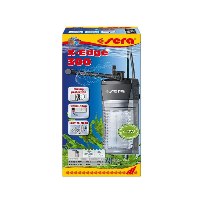 Sera X-Edge 300 Akvaryum içi Köşe Filtre 4,2W 50-100 Litre