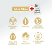 Felicia Kolajenli Somonlu Az Tahıllı Hypoallergenic Yetişkin Kedi Maması 5 Kg 2