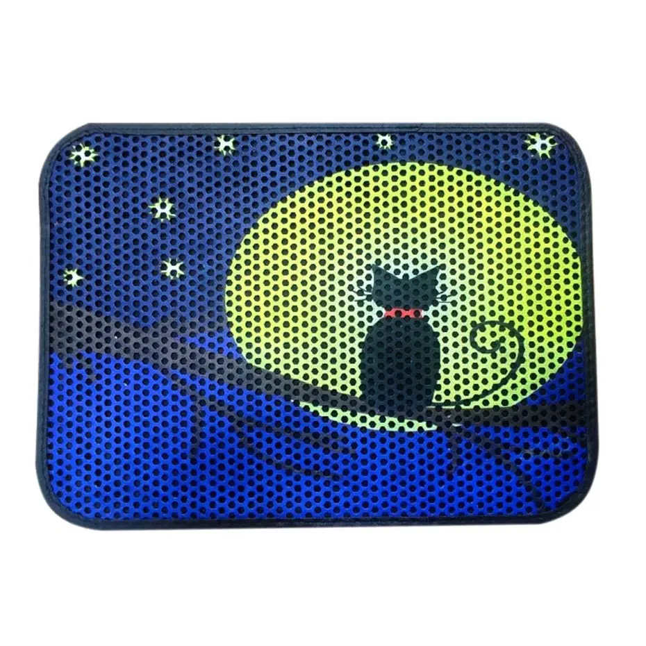 Pet Gross Resim Baskılı Kedi Kumu Paspası 43x59cm