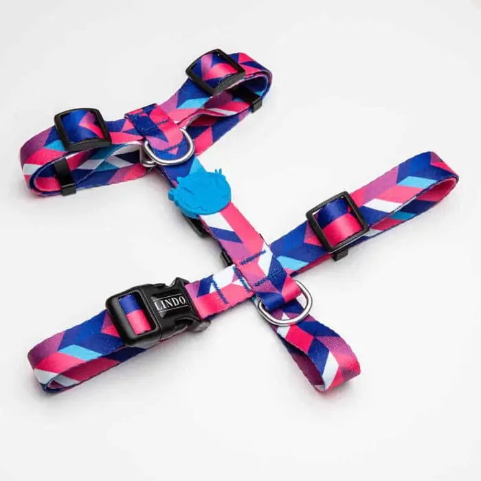 Lindo Pink Dream H Tipi Köpek Göğüs Tasması Medium