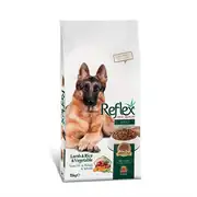 Reflex Kuzu Etli Pirinçli ve Sebzeli Yetişkin Köpek Maması 15 Kg 1