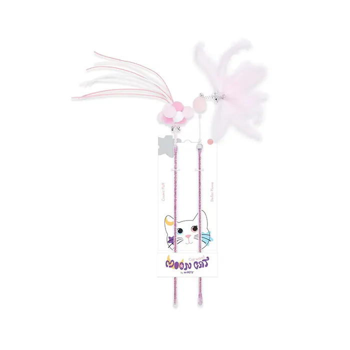 M-Pets Mooncat Kedi Oltası 2li Set Pembe