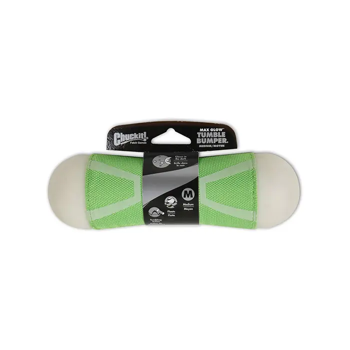 Chuckit! Tumble Bumper Max Glow Işık Şarjlı Dumbell Köpek Oyuncağı Medium