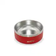 M-PETS Eskimo Çift Cidarlı Mama Kabı 1,25 Litre Kırmızı 1