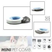 M-PETS Mini Pet Comb Esnek Masaj Tarağı Mavi 8x8,5cm 1