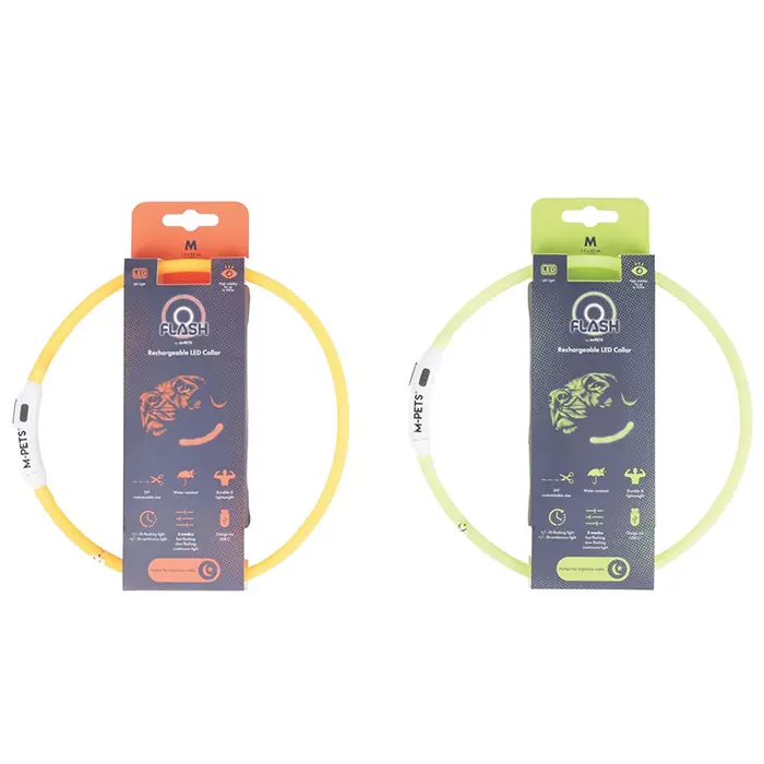 M-Pets Flash Led Köpek Boyun Tasması Medium 65cm