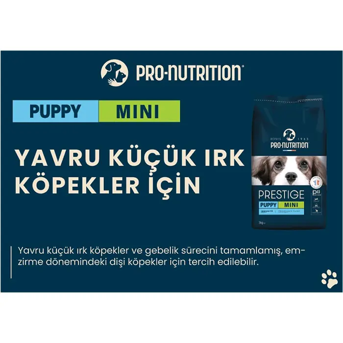 Pro Nutrition Prestige Puppy Mini Küçük Irk Yavru Köpek Maması 3kg