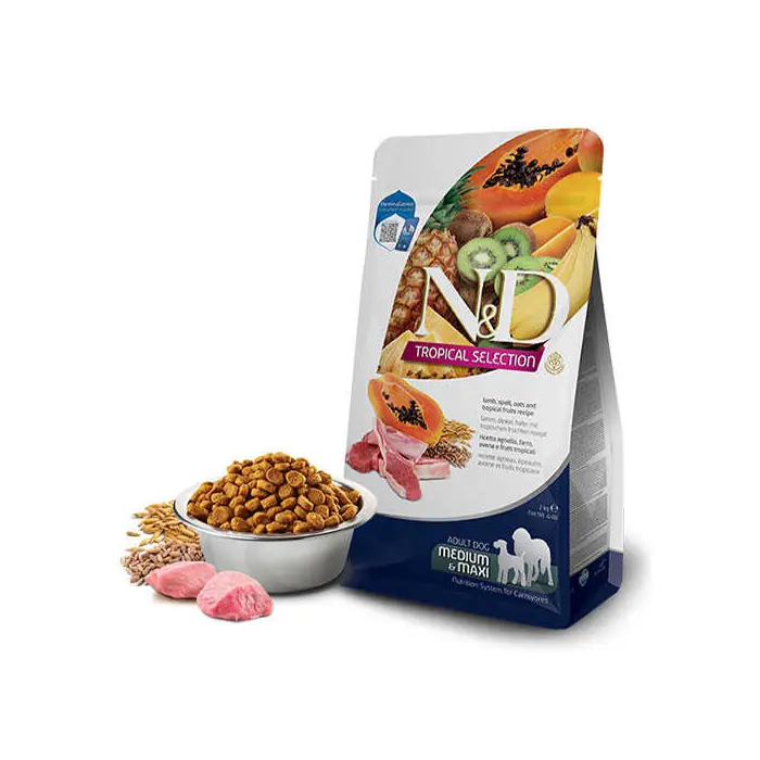 N&D Tropical Selection Kuzu Etli Yetişkin Köpek Maması Medium-Maxi 2 Kg
