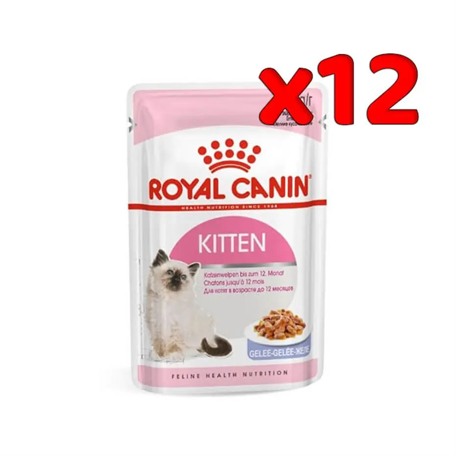 Royal Canin Jelly Kitten Yaş Yavru Kedi Maması 12x85 Gr