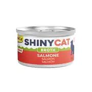 Gimcat New Shinycat Broth Somon Balıklı Kedi Konservesi 70gr 1