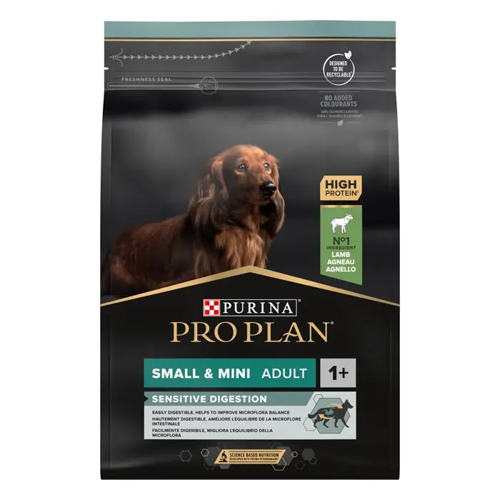 Pro Plan Hassas Sindirime Sahip Küçük Irk Yetişkin Köpekler İçin Kuzu Etli Mama 3 Kg