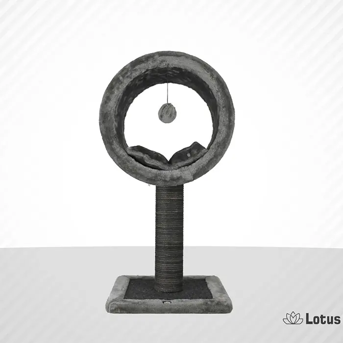 Lotus Bordo Gri Kedi Tırmalama