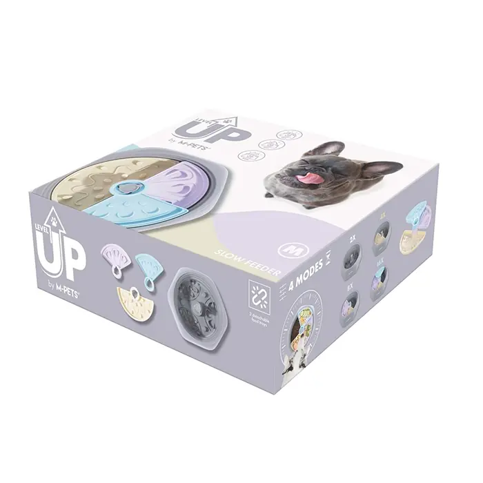 M-Pets Level Up Ayarlanabilir Yavaş Yeme Mama Kabı Medium