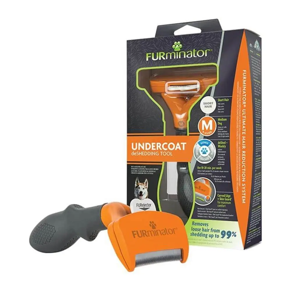Furminator Short Hair Kısa Tüylü Köpek Tarağı Medium