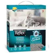 Reflex Activated Carbon Koku Kontrolü Gri Kedi Kumu 10 Lt 1