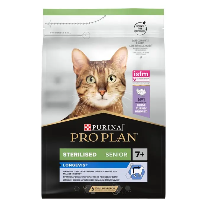 Pro Plan Hindi Etli Yaşlı Kısır Kedi Maması 3 Kg