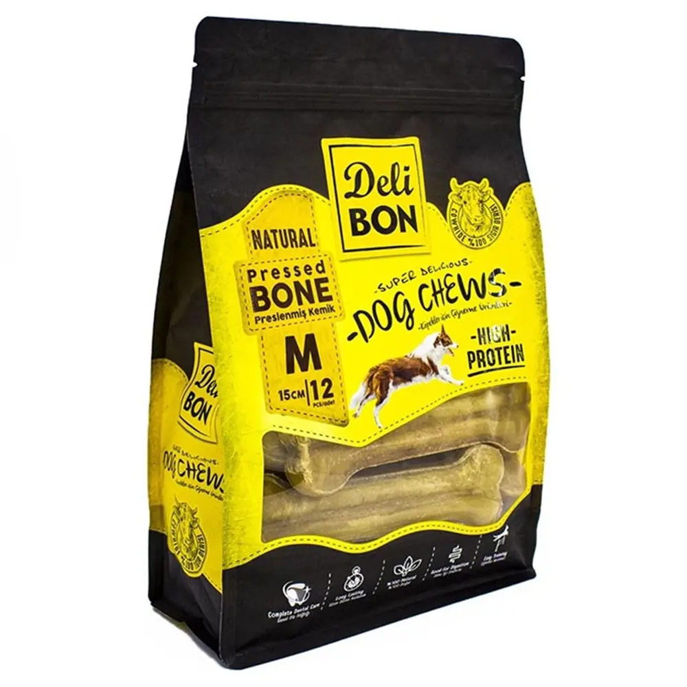 Deli BON Gerçek Deri Natural Pres Kemik 12x15 cm