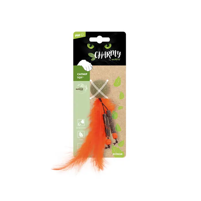 M-PETS Charmy Bugbear Catnipli Kedi Oyuncağı Turuncu