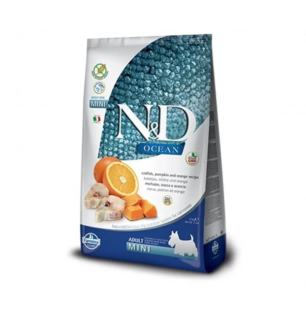 N&D Ocean Balkabaklı Balıklı Tahılsız Küçük Irk Köpek Maması 7 Kg