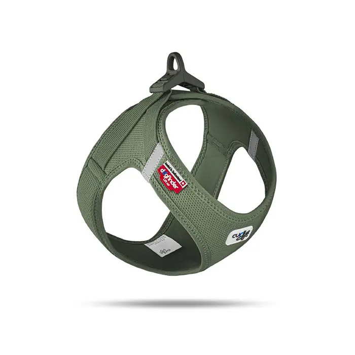 Curli Vest Harness Clasp Air-Mesh Köpek Göğüs Tasması Moss Xlarge