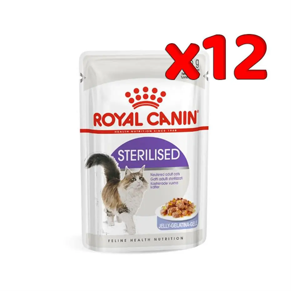 Royal Canin Jelly Sterilised Kısırlaştırılmış Yaş Kedi Maması 12x85 gr