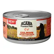 Acana Premium Pate (ezme) Somon Balıklı ve Tavuklu Kedi Konservesi 85 Gr 1
