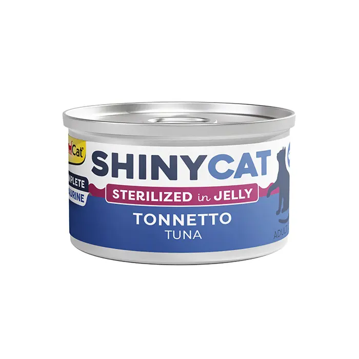 Gimcat New Shinycat Jelly Kısırlaştırılmış Ton Balıklı Kedi Konservesi 70gr