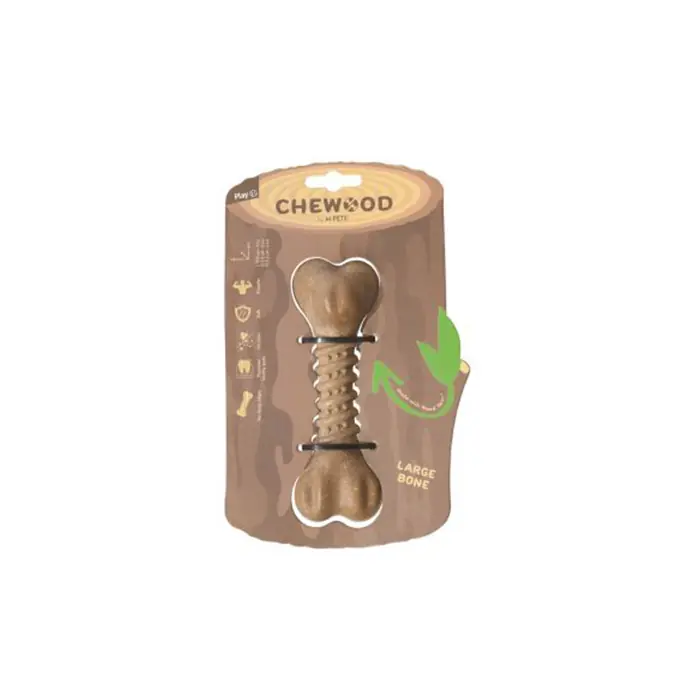 M-PETS Chewood Bone Çiğnenebilir Kemik Köpek Oyuncağı Large