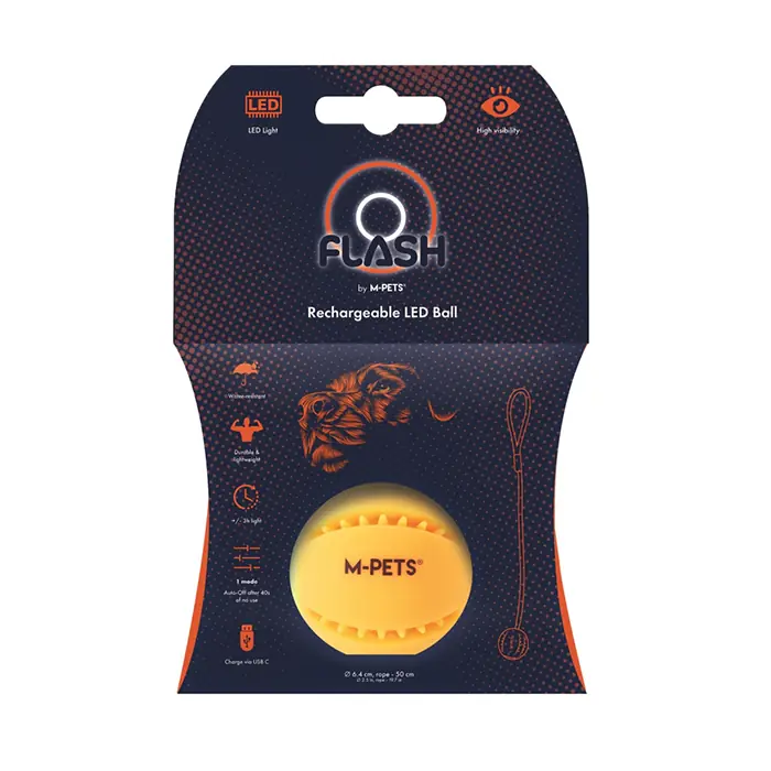 M-Pets Flash Led Top Köpek Oyuncağı