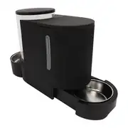 M-PETS Duplo Hazneli Mama 2,65 kg ve Su Kabı 6 Litre Siyah 3
