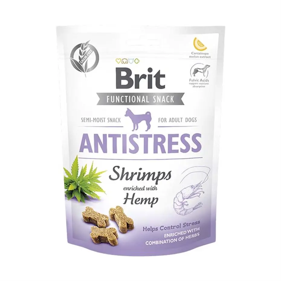 Brit Care Antistress Kenevir ve Karidesli Köpek Ödül Maması 150gr