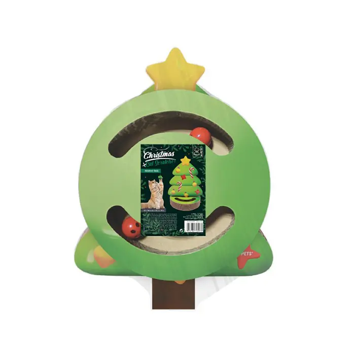 M-PETS Christmas Noel Ağacı Karton Tırmalama