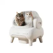 Neakasa M1 Üstü Açık Akıllı Kedi Tuvaleti Beyaz 2