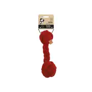 M-PETS COTO Red Duo Ball Örgü Köpek Oyuncağı 28cm 1