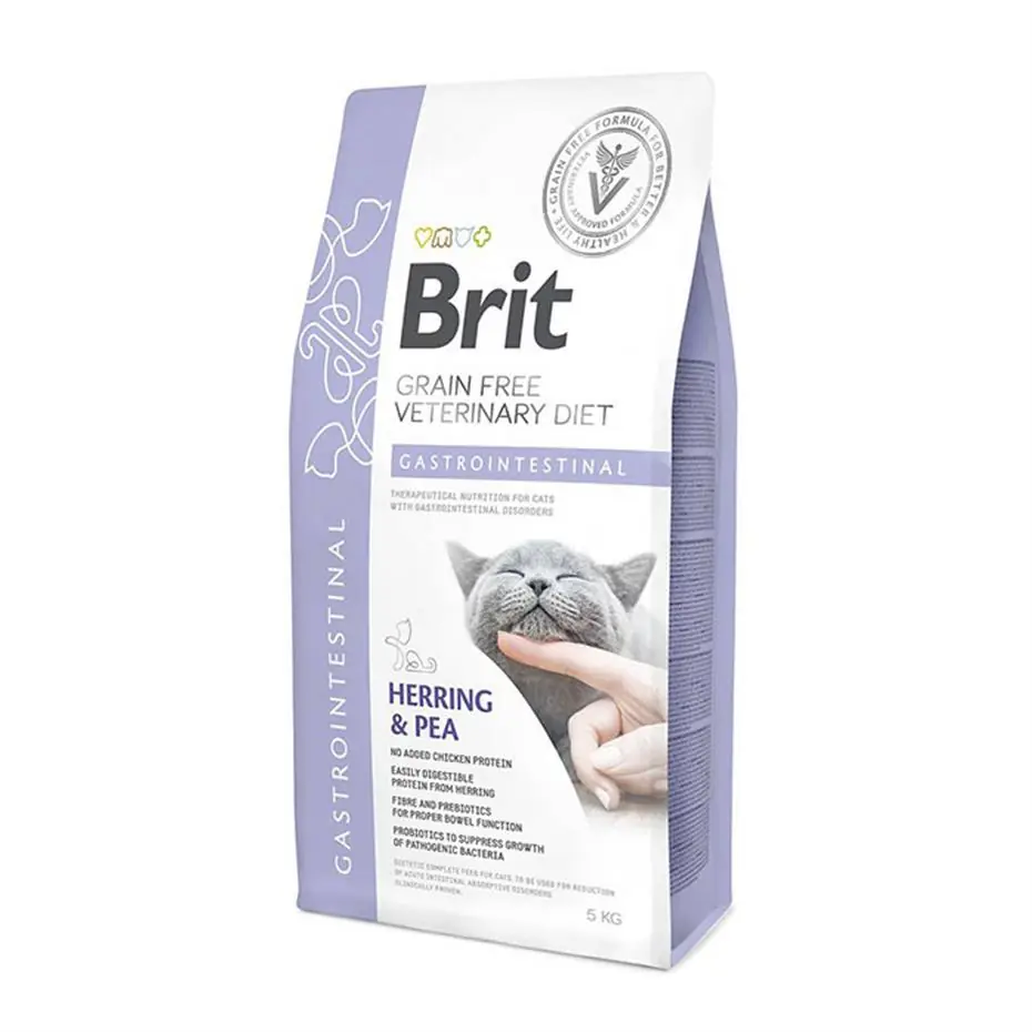 Brit Veterinary Diet Gastrointestinal Sindirim Sistemi Destekleyici Tahılsız Kedi Maması 5 kg