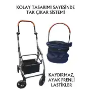 Tommy Evcil Hayvan Taşıma Puseti 76,5x48x99cm Lacivert 3